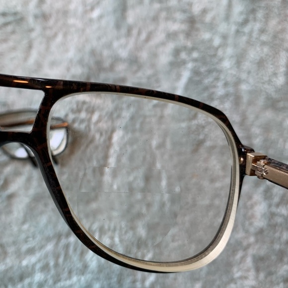 Gucci Vintage Tortoise Shell Style Aviator Prescription Glasses Set of 2 - Picture 11 of 11